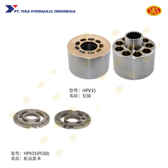 KOMATSU HPV35 Cylinder Block+Valve Plate R Hydraulic Pump/Motor Spare-parts